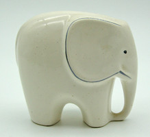 B709 Art deco porcelán elefánt - szép, hibátlan állapotban
