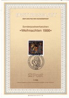 Berlin filatéliai termék 1986