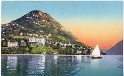 Svájc / Lugano / képeslap 1926
