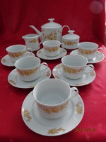 Lowland porcelain, tea set for six people, 15 pieces. He has!