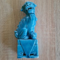 Távolkeleti porcelán Foo kutya figura