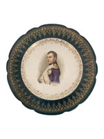 Portrait of Napoleon on dish, France 19th century