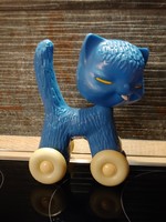Dmsz rolling wheel toy kitten retro