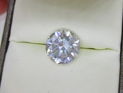 Szép nagy 4,6ct-os moissanit gyémánt VVS1, H-I akció !!!
