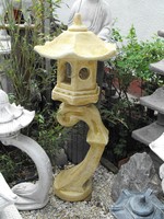 Szép 120cm Japán kertépítő Kő lámpa Feng Shui szikla  kerti tó pagoda műkő szobor