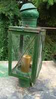 Antique lamp, 52 cm candle holder, railway signal lamp, garden party mood light, miner's lamp, glass