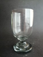 Nagyméretű bieder szakított üveg kehely, pohár - EP