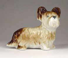 1E998 Régi hibátlan porcelán kutya 12 cm