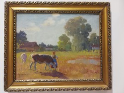 Béla Juszkó girl with cows weekly action3 /