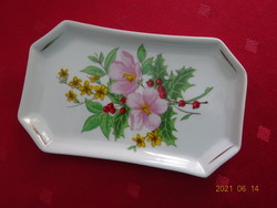 Ravenhouse porcelain centerpiece with pink flower, 790 markings. He has!