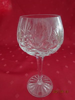 Crystal glass goblet with base. Edinburgh crystal, core. 17 cm, diam. 6 Cm. 4 pieces for sale together. He has!