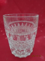 Crystal glass whiskey glass, height 9.5 cm, diameter 7 cm. He has!