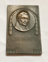 Franz Xaver Gabelsberger Bronz plakett