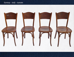 Négy mesés szék - Debreceni thonet