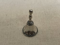 Ezüst harang harangocska miniatűr csengő csengettyű