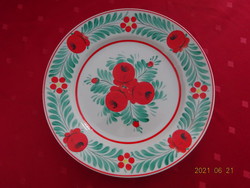 Raven house porcelain, antique, hand-painted, poppy wall plate. He has!