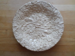 Antik fajansz HIRSCHAU D&C (Dorfner & Co.) díszes tál tányér 25 cm