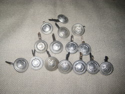 BM  zubbony  gombok   15 mm  ,  17 db----x