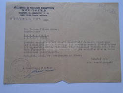 G2021.5 Közlekedési és Postaügyi Minisztérium  VASÚTI Főosztálya Csanádi MÁV vezérigazgató  1949