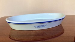 Utasellátó Zsolnay antik hibátlan ovális tál tányér