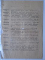 G2021.44 Forradalmi Krónika  1956 október 23- november 4 - eredeti korabeli gépelt irat (Tata,Győr)