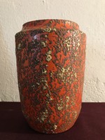Tófej kerámia váza T-15 Mid-Century Tófej vase.