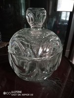 Gyönyörű Art Deco üveg bonbonier