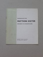 Mattioni Eszter - katalógus