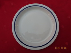 Lowland porcelain, blue striped small plate, diameter 16.7 cm. He has!