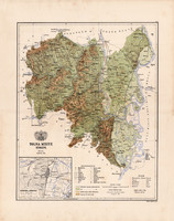 Tolna megye térkép 1886 (5), vármegye, atlasz, Kogutowicz Manó, 44 x 56 cm, Szegzárd, Gönczy Pál