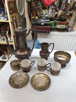 Old silver-plated coffee set