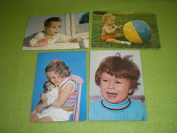 Old postcards depicting children 4 pcs