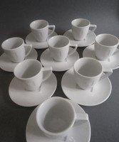 8x Nespresso porcelán design mokkás csésze szett
