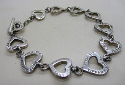 Special branded elegant silver bracelet