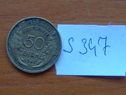 FRANCIA 50 CENTIMES 1941 c. + wing  S347