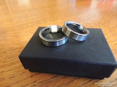 Alejandro Tungsten Tungsten Carbide Wedding Ring Pair