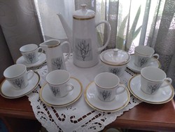 Hand painted epiag coffee set