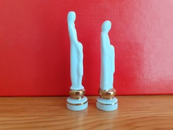 Ritka Hollóházi porcelán szobrok Anya gyermekével 1. és 2.-Család kollekcióból
