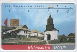 Magyar telefonkártya 0814   2000 Hollókő ODS 4   50.000  darab
