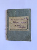 Szolgálati cselédkönyv 1929.