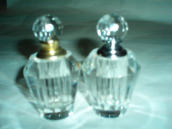 Vintage 2 crystal perfume bottles