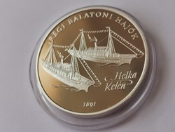 Balatoni hajók-Helka-ezüst 2000 Ft 31,46 gramm 0,925 PP