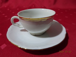 Czechoslovak porcelain coffee cup with other coasters. He has!