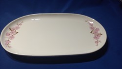 Rózsaszín barack virágos Alföldi pecsenyés   tál tányér