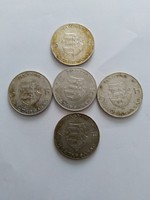 1947 ezüst Kossuth 5 forint 5db egyben
