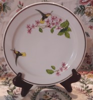 Zsolnay madaras porcelán tányér