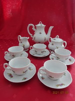 Zsolnay porcelain, coffee set for five people. He has!