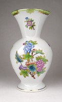 1E381 Viktória mintás Herendi porcelán váza 20.5 cm