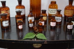 Rare antique apothecary bottles collection pharmacy set