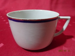 Zsolnay porcelain, antique, teacup teacup with blue border. He has!